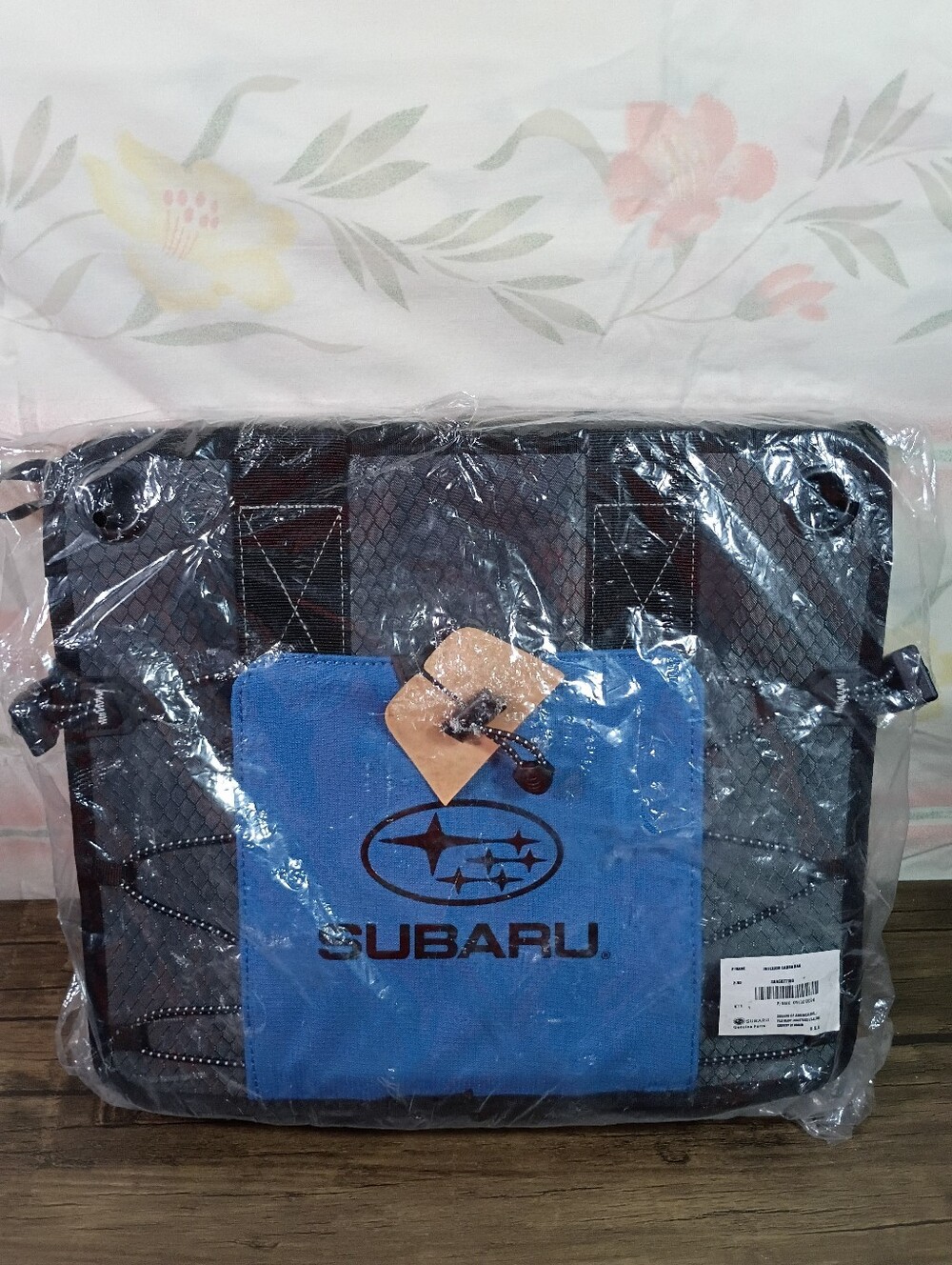 Genuine Subaru OEM Interior Cargo Organizer SOA567T100 Collapsible Blue Tote. Ne